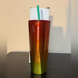 Starbucks 2022 Summer ‘Heat Gradient’ Ombre SS Geo Tumbler